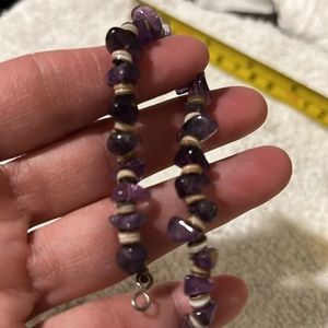 Purple Beaded Bracelet.